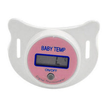 Load image into Gallery viewer, Infants Baby Practical Clack Digital Temperature Pacifier LCD Nipple Kitchen Thermometer Mouth Alarm Gadgets