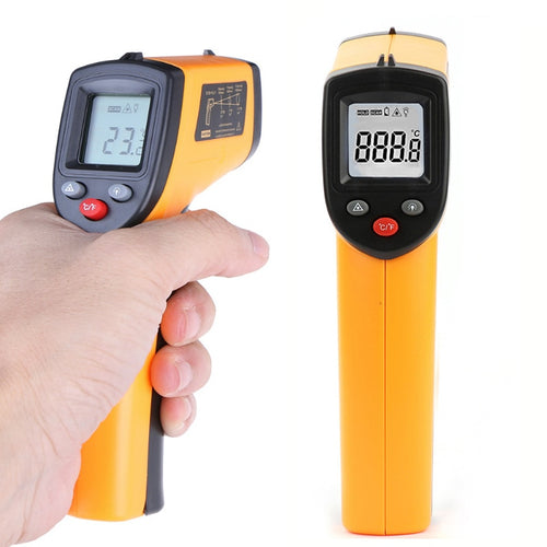 New GM320 Infrared Thermometer LCD Display Digital Thermometer Temperature Tester -50~380 degree Pyrometer IR Laser Thermometer